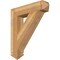 Ekena Millwork Traditional Arts & Crafts Rough Sawn Bracket, Western Red Cedar, 6"W x 30"D x 34"H BKT06X30X34TRA03RWR - alternate 1
